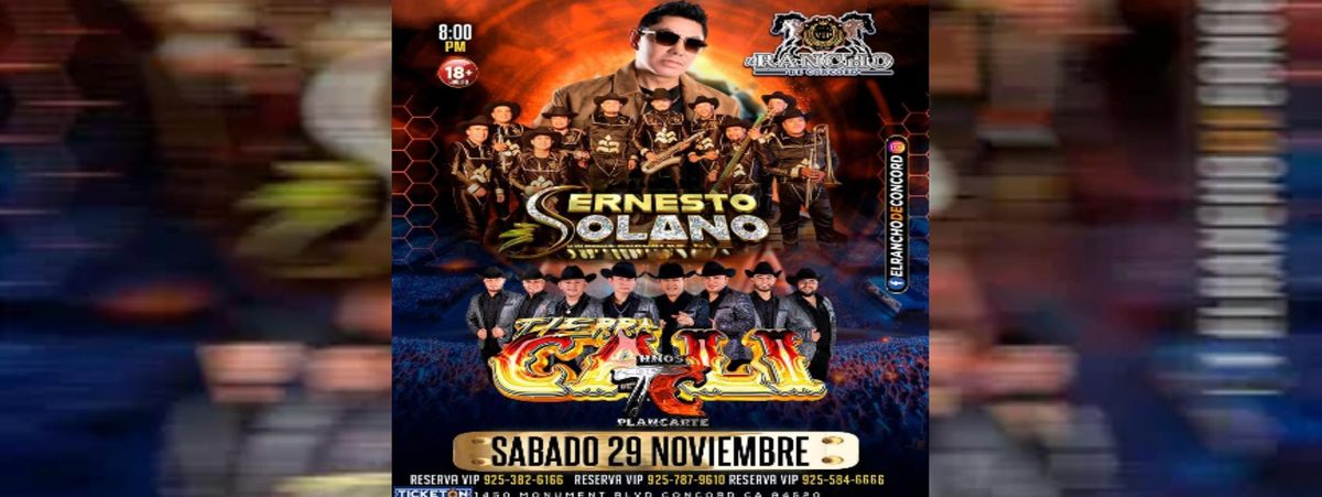 ERNESTO SOLANO Y SU MAGUEY & MAS , 29 November | Event in Concord | AllEvents