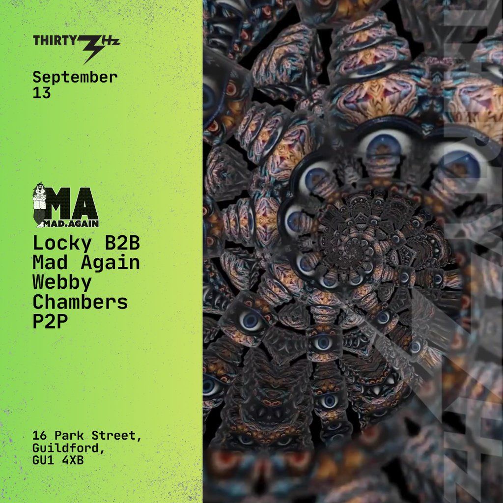 Locky B2B Mad Again, 13 September | Event in Guilford | AllEvents