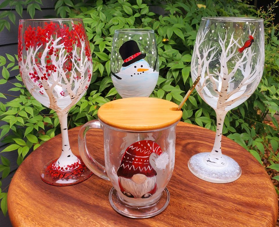 Glass Cup Painting Ideas