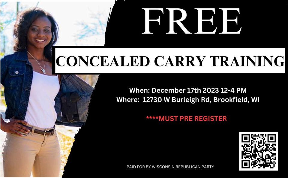Free Concealed Carry Training , Wisconsin Firearms Training Center