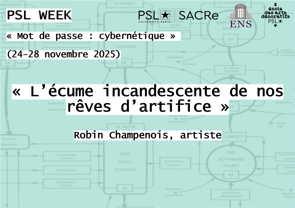 L'écume incandescente de nos rêves d'artifice, 28 November | Event in Paris | AllEvents