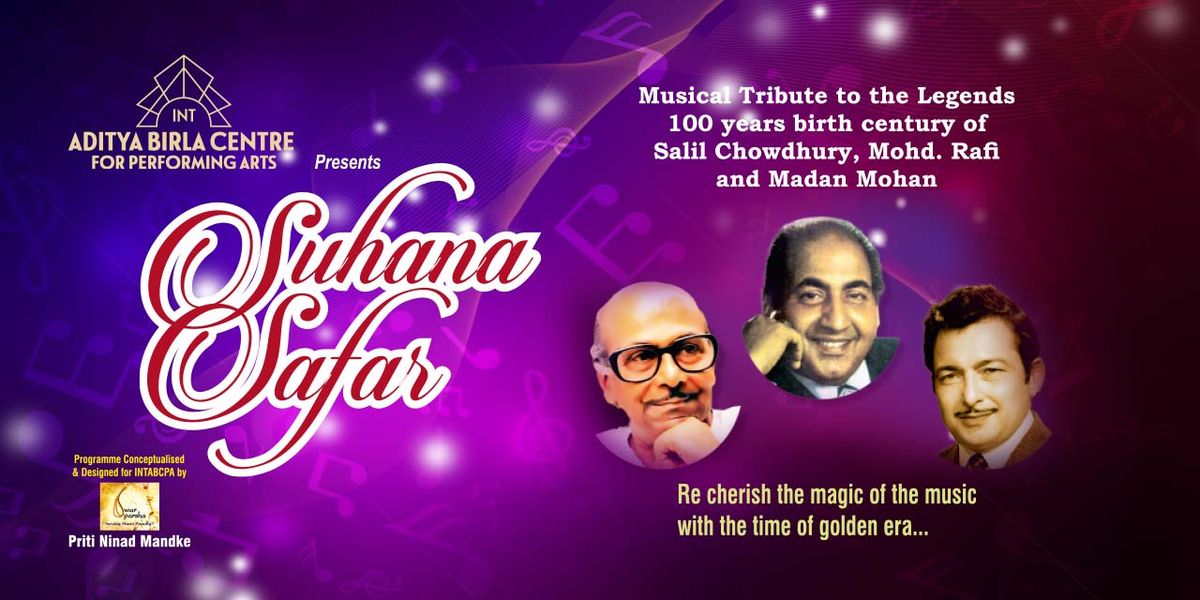 Suhana Safar by INTABCPA, 5 July | Event in Mumbai | AllEvents