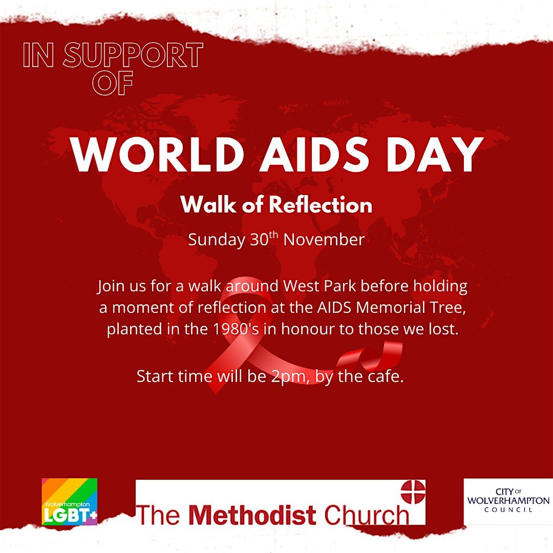 World AIDS Day 2025 - Walk of Reflection, 30 November | Event in Wolverhampton | AllEvents