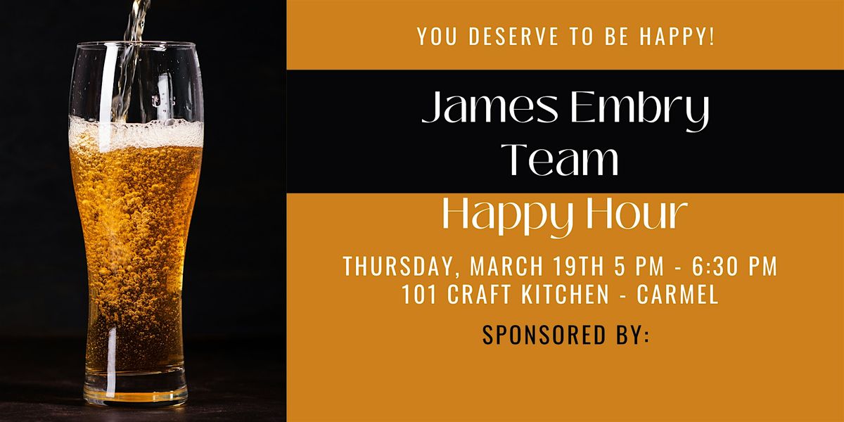The James Embry Teams March Happy Hour, 101 Craft Kitchen, Carmel, 19 ...