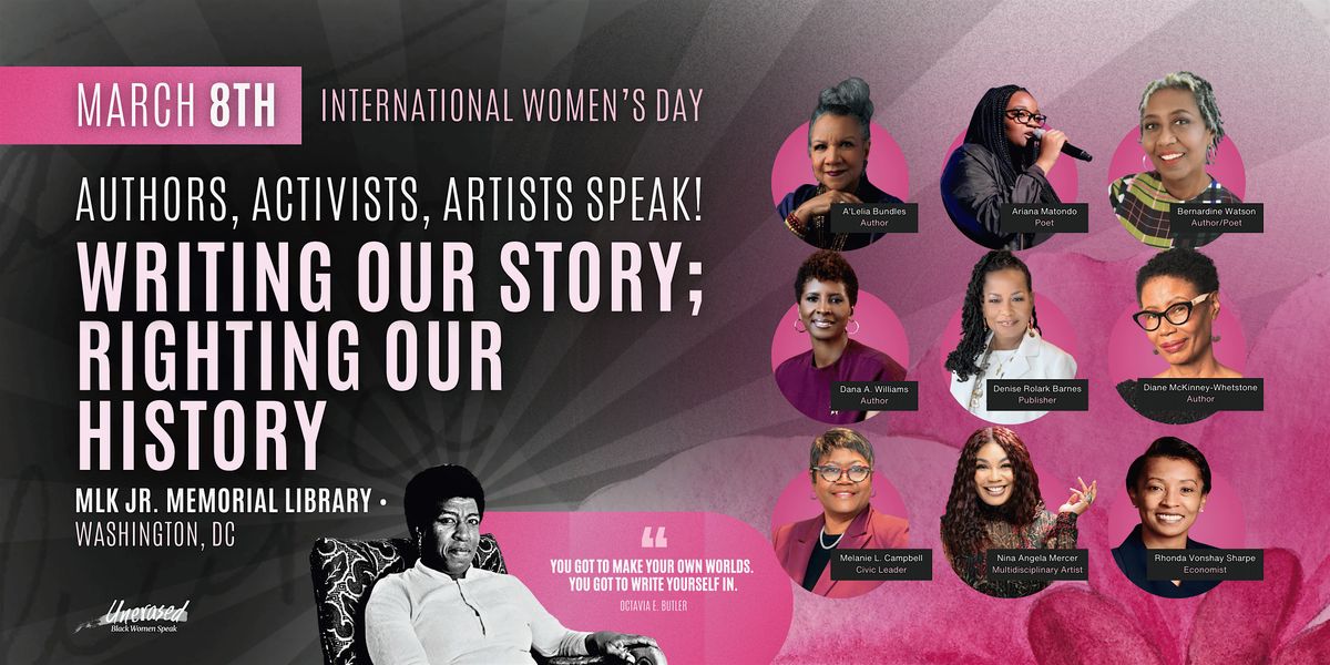 Authors, Activists, Artists Speak! Writing our Story, Righting our History