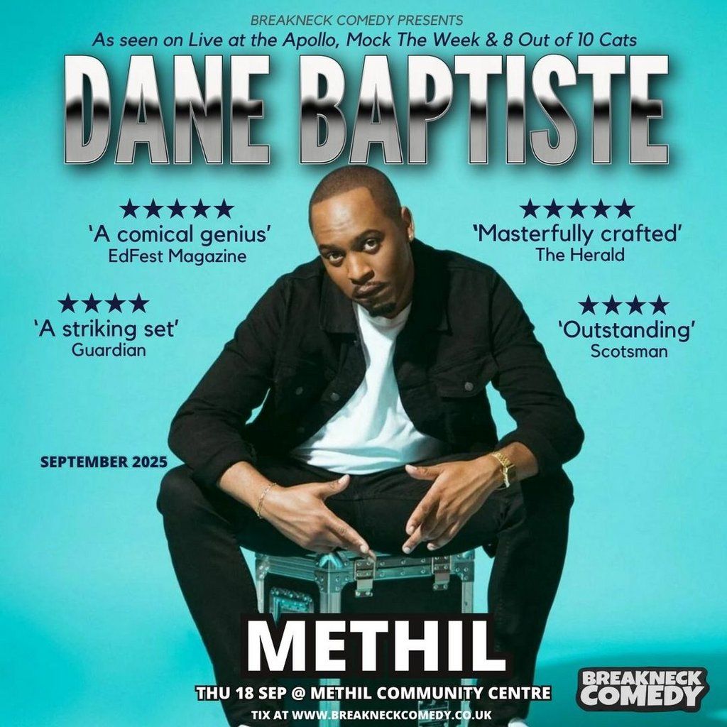 Dane Baptiste, 18 September | Event in St Andrews | AllEvents