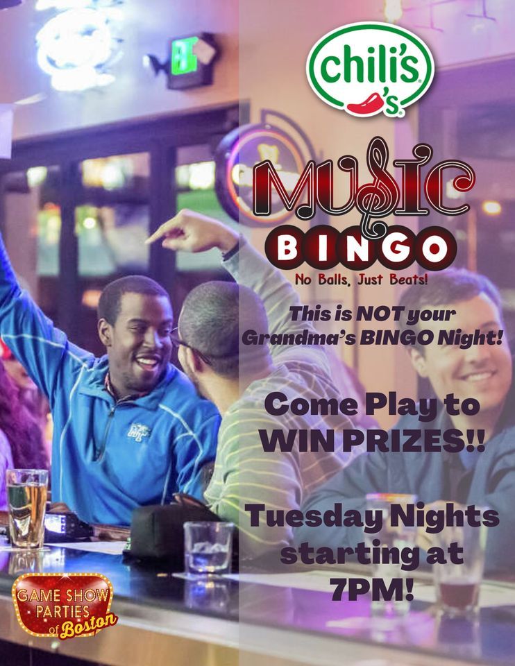 Music BINGO Tuesdays at Chilis in Plainville, Chili's Grill & Bar