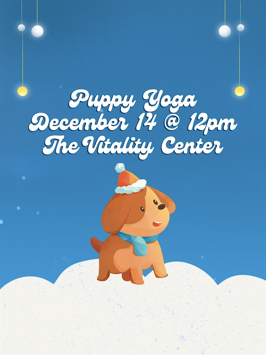 Holiday Puppy Yoga!, 14 December | Event in Hauppauge | AllEvents