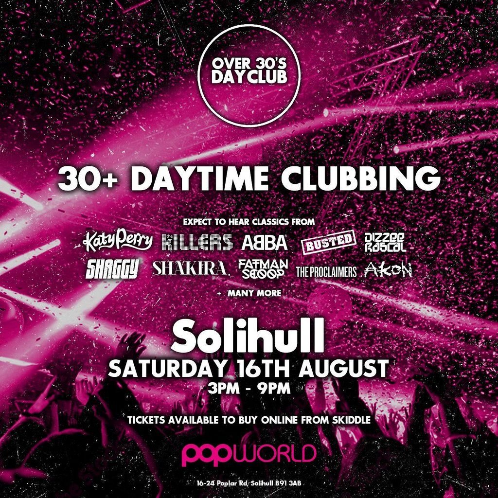 Over 30s Daytime Club - Solihull, 16 August | Event in Solihull | AllEvents