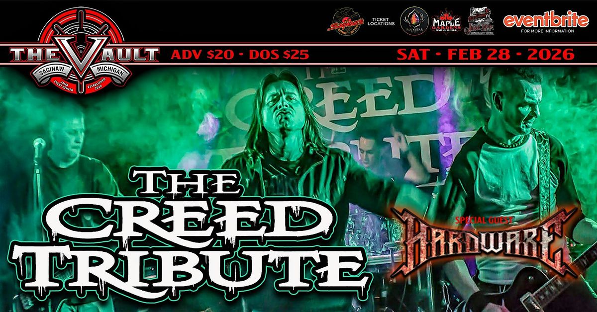 THE CREED TRIBUTE wsg/ Hardware, 28 February | Event in Saginaw | AllEvents
