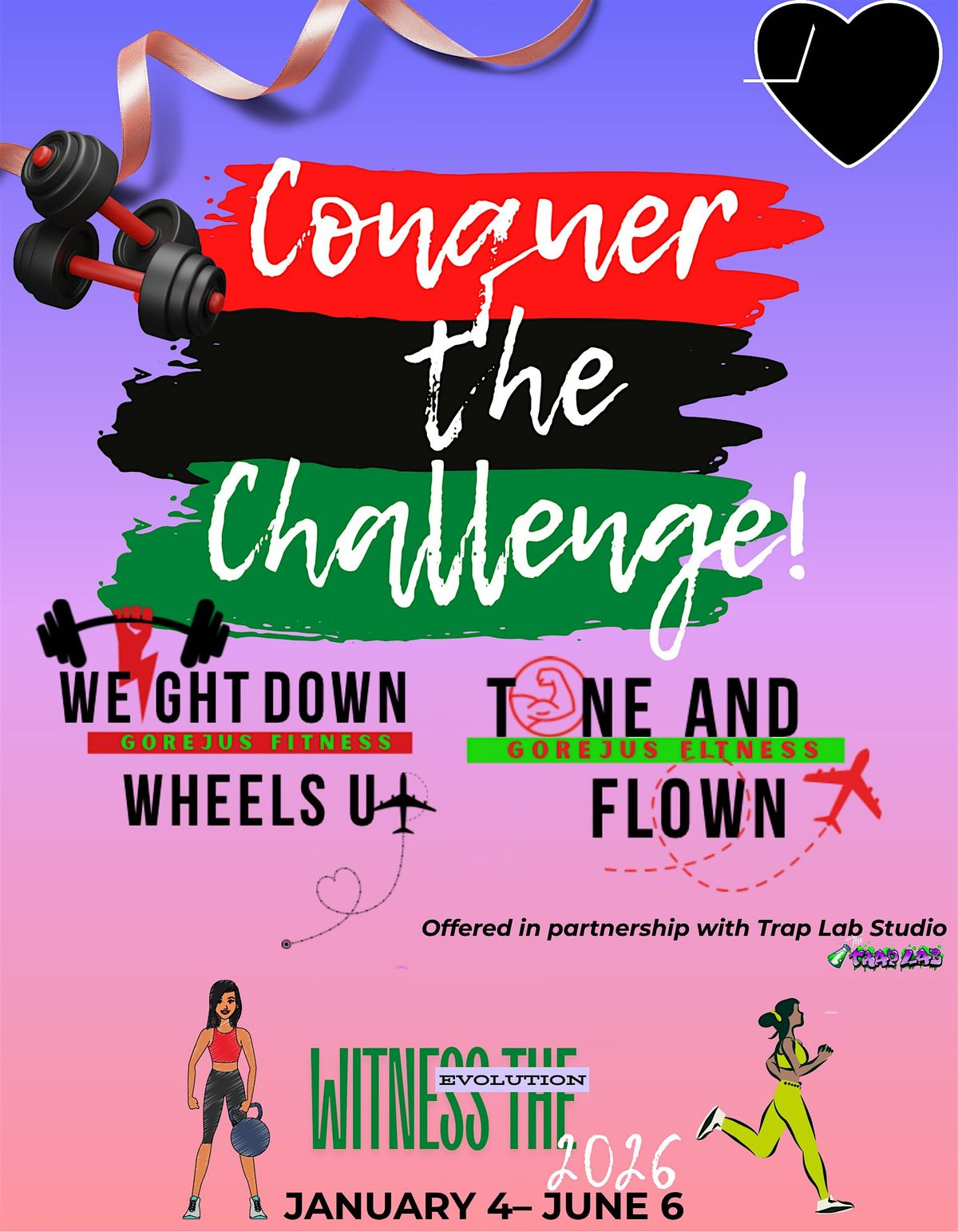 Weight Up, Wheels Down + Tone & Flown Challenge Informational Session, 7 December | Event in Federal Way