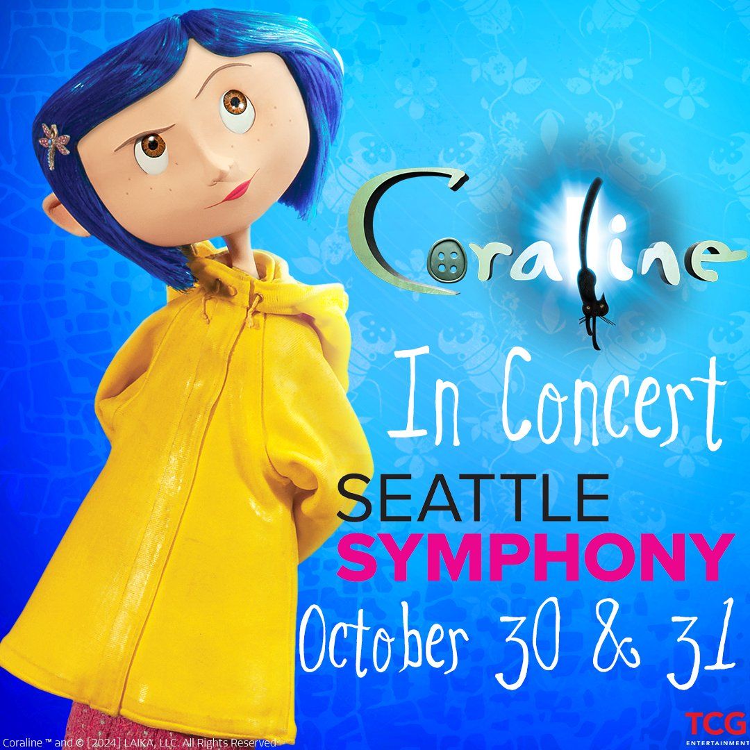 Seattle Symphony: Coraline in Concert, 29 October | Event in Seattle | AllEvents