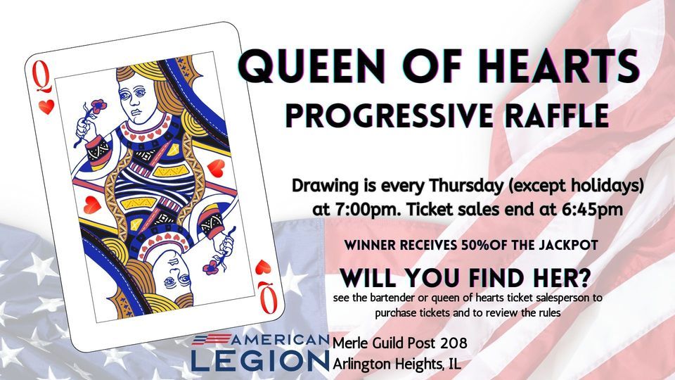 Queen of Hearts Drawing, Arlington Heights American Legion Post 208