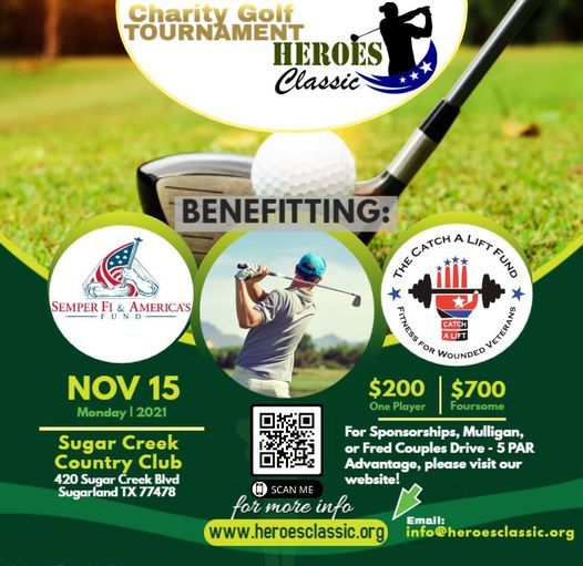 12th September 2021 Events In Sugar Land 2022 Cajun Classic Golf Tournament