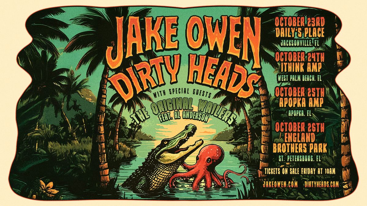 Jake Owen with Dirty Heads, 24 October | Event in West Palm Beach | AllEvents
