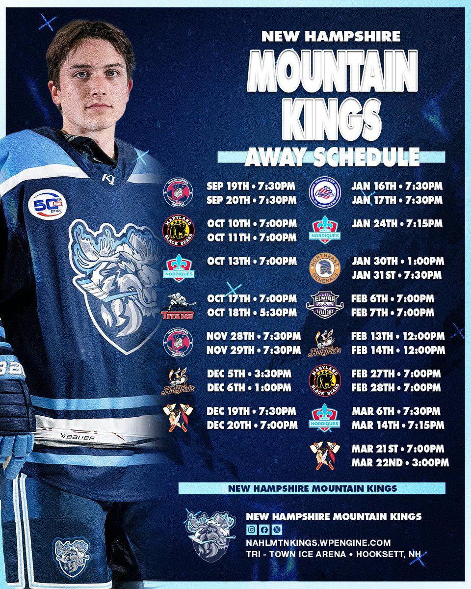 Elmira Aviators vs. New Hampshire Mountain Kings, 6 February | Event in Elmira | AllEvents