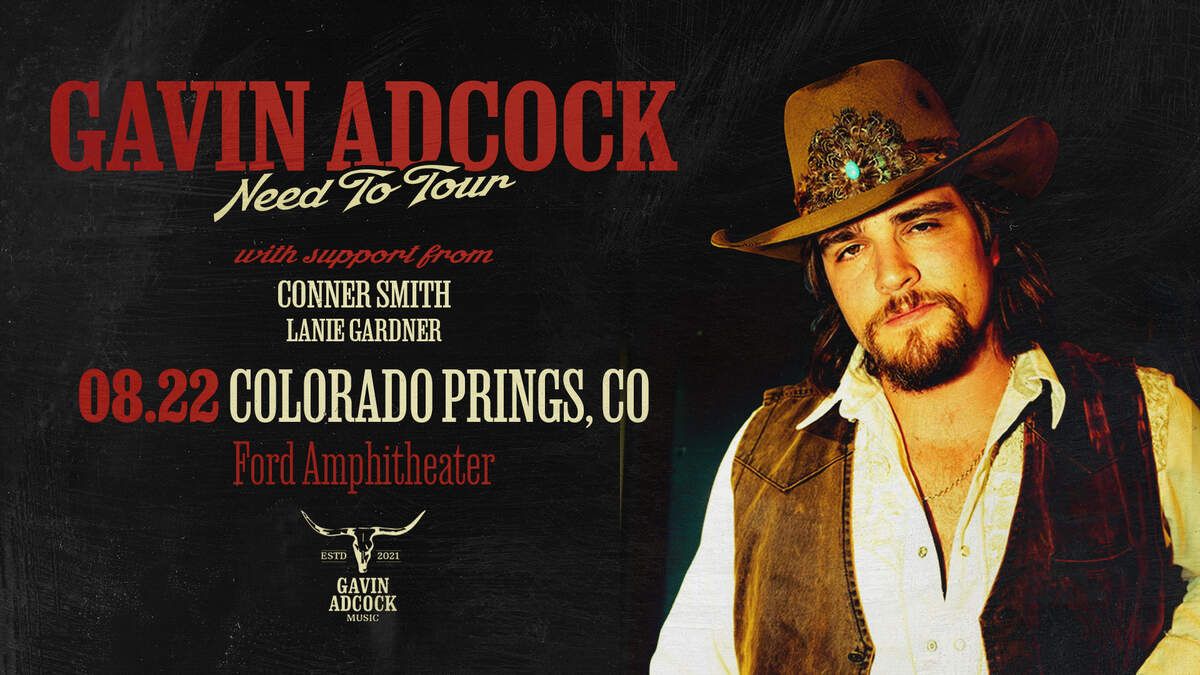 Gavin Adcock with Conner Smith and Lanie Gardner, 18 October | Event in Athens | AllEvents