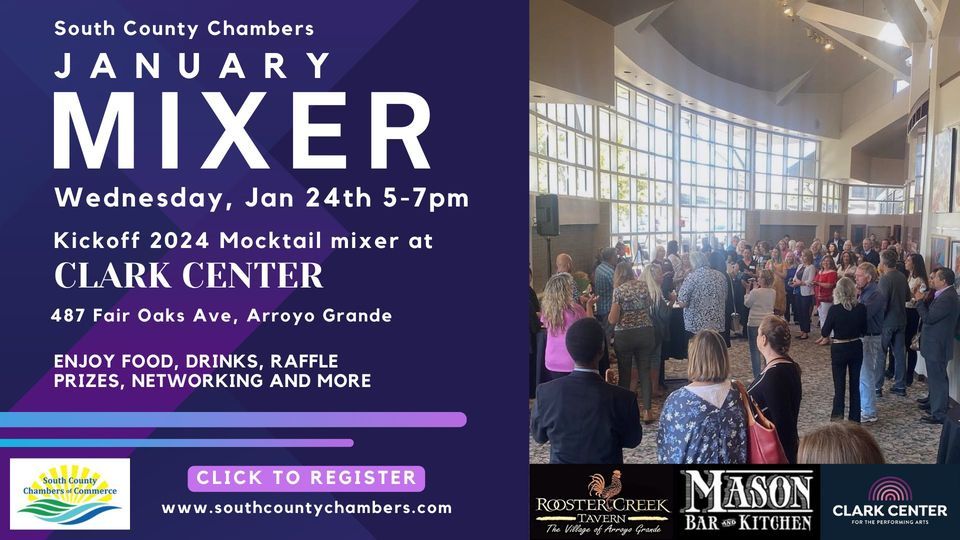 SCCC January Mixer , Clark Center for the Performing Arts, Arroyo ...