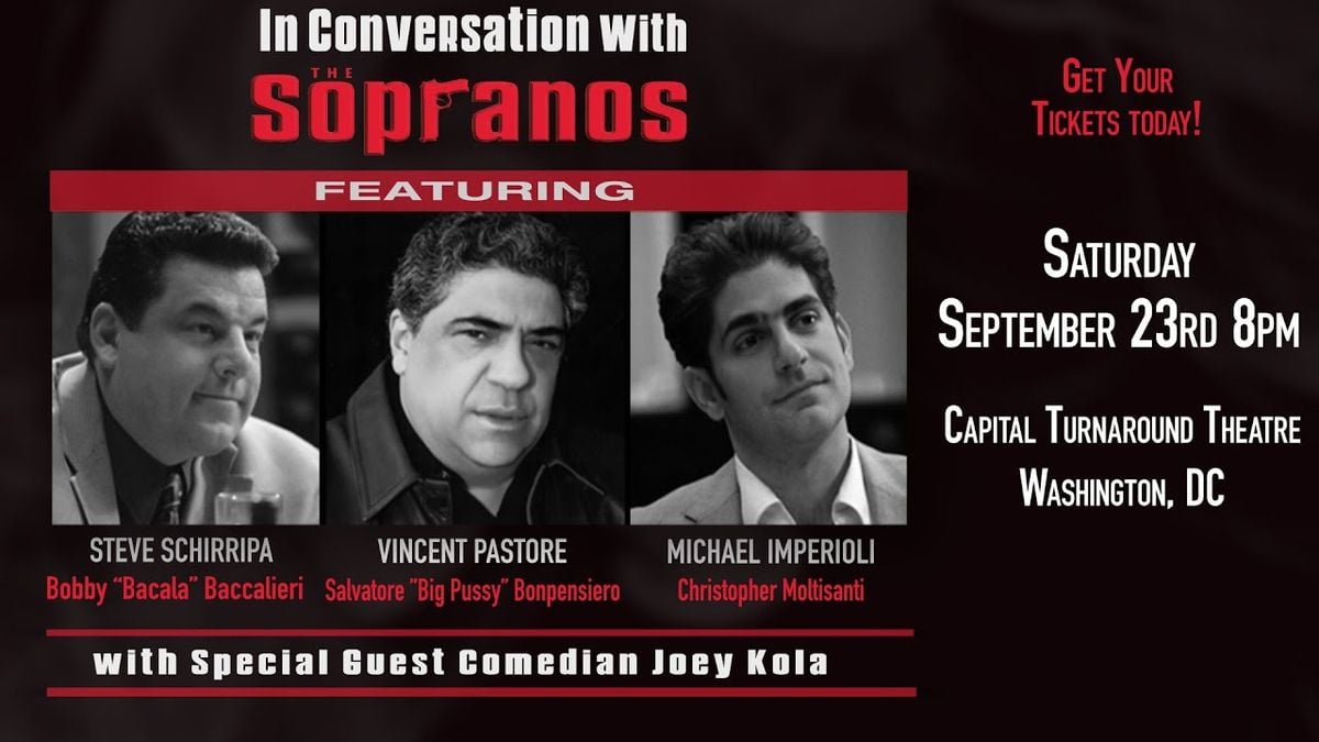 Talking Sopranos - Washington, 11 January | Event in Washington | AllEvents