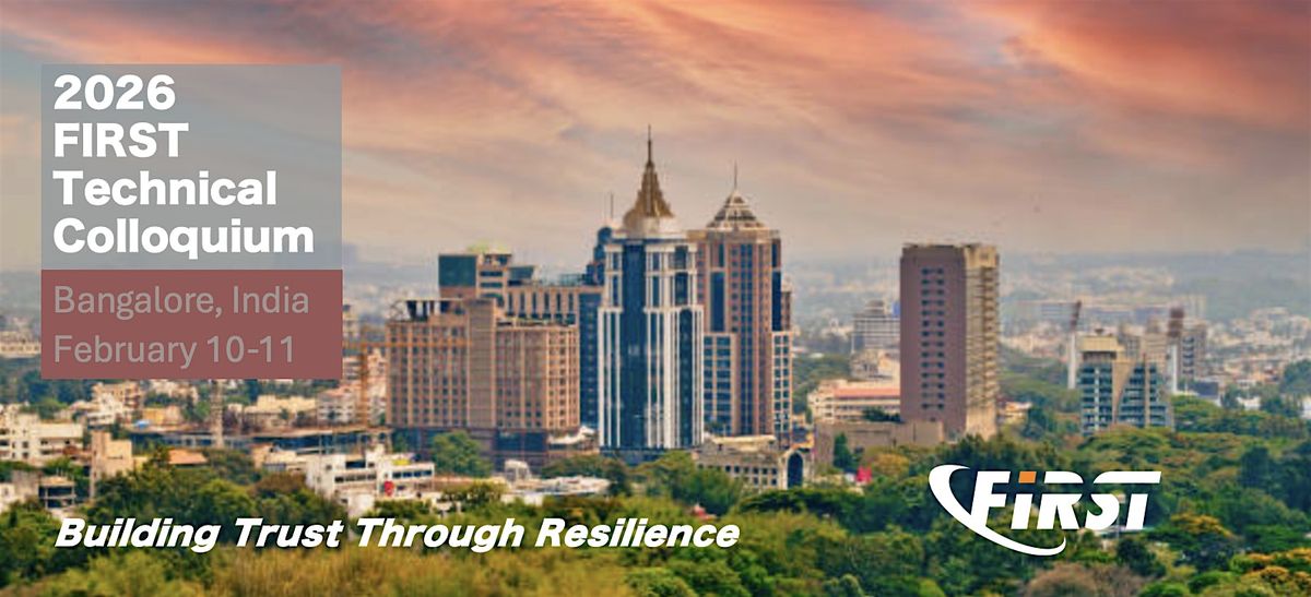 Bangalore 2026 FIRST Technical Colloquium, 10 February | Event in Bengaluru | AllEvents