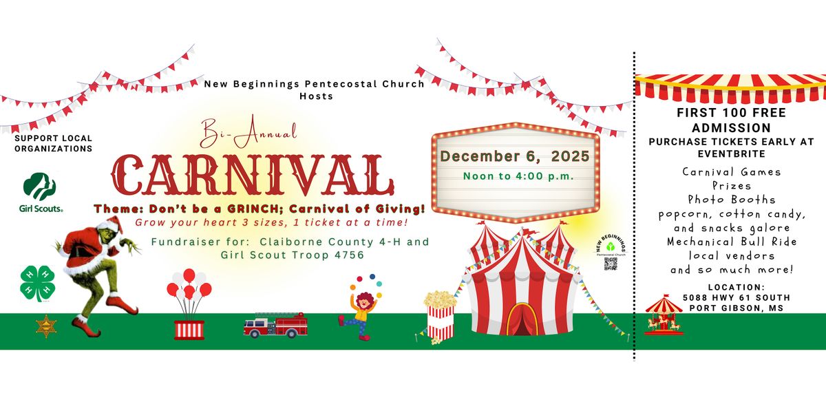 Carnival, 6 December | Event in Port Gibson | AllEvents