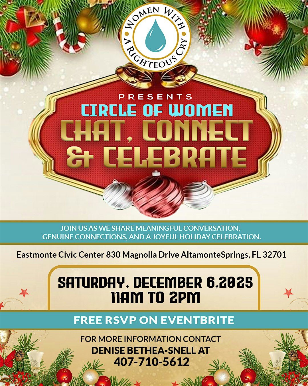 Chat, Connect & Celebrate, 6 December | Event in Altamonte Springs | AllEvents