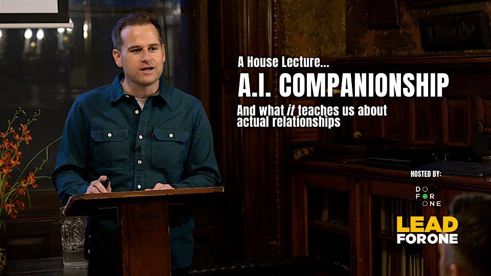 A.I. Companionship: And what it teaches us about actual relationships, 28 January | Event in New York | AllEvents
