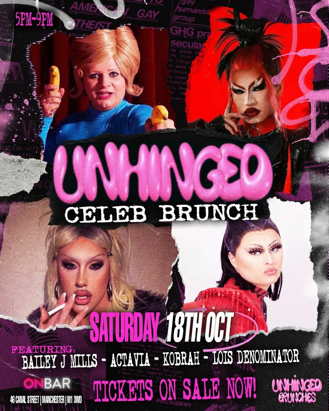 Unhinged Celeb Brunch, 18 October | Event in Manchester | AllEvents