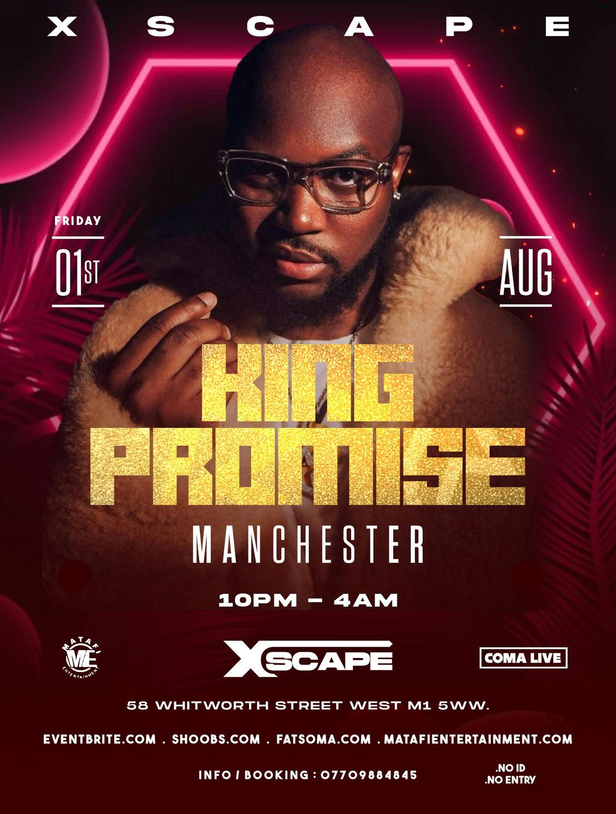 KING PROMISE Live In Manchester - Afrobeats/HipHop/Amapiano/DanceHall, 1 August | Event in Manchester | AllEvents