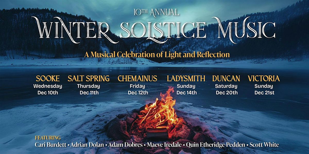 DUNCAN EVENING 7pm,  Winter Solstice Music: 10th Anniversary Tour, 20 December | Event in Duncan | AllEvents