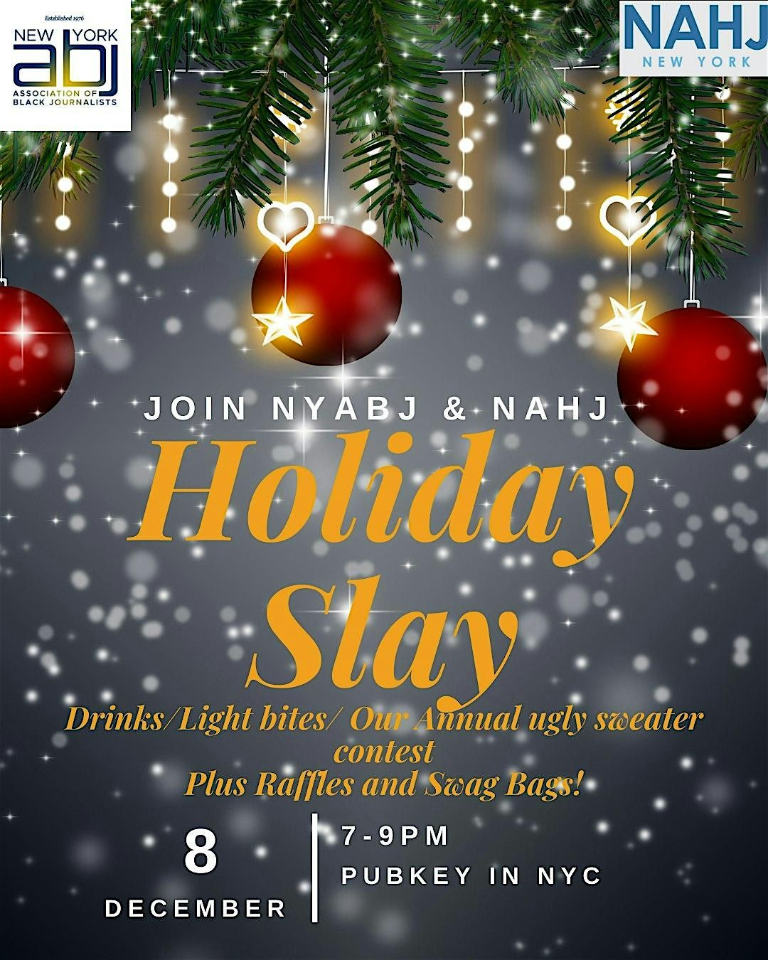 NYABJ x NAHJ Holiday Slay!, 8 December | Event in New York | AllEvents