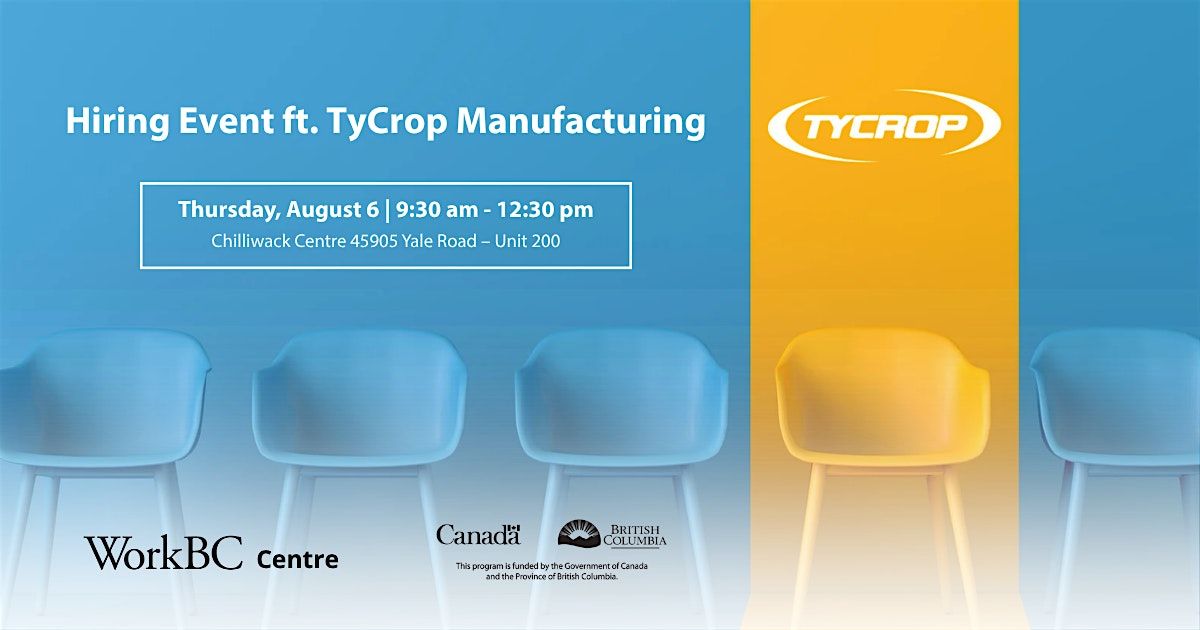 Hiring Event ft. TyCrop Manufacturing