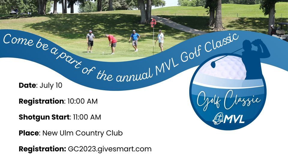 2023 MVL Golf Classic, New Ulm Country Club, July 10 2023 AllEvents.in