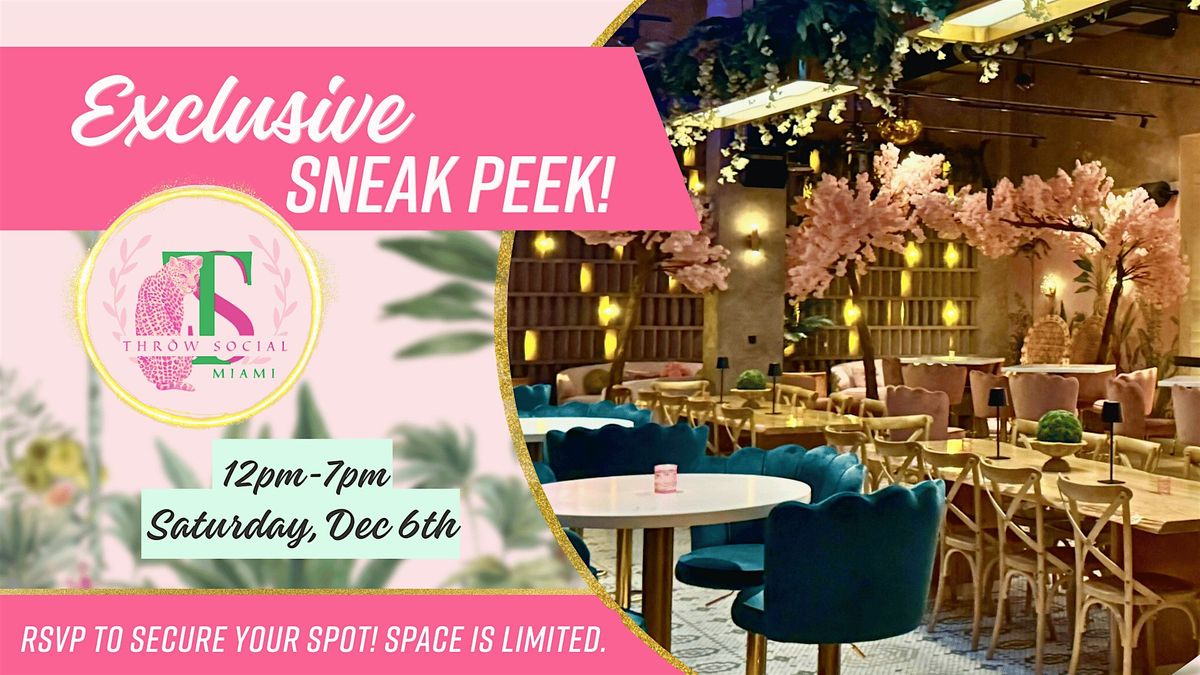 THRōW Social Miami Exclusive Tour | Art Basel 2025 Week | Event in Miami | AllEvents