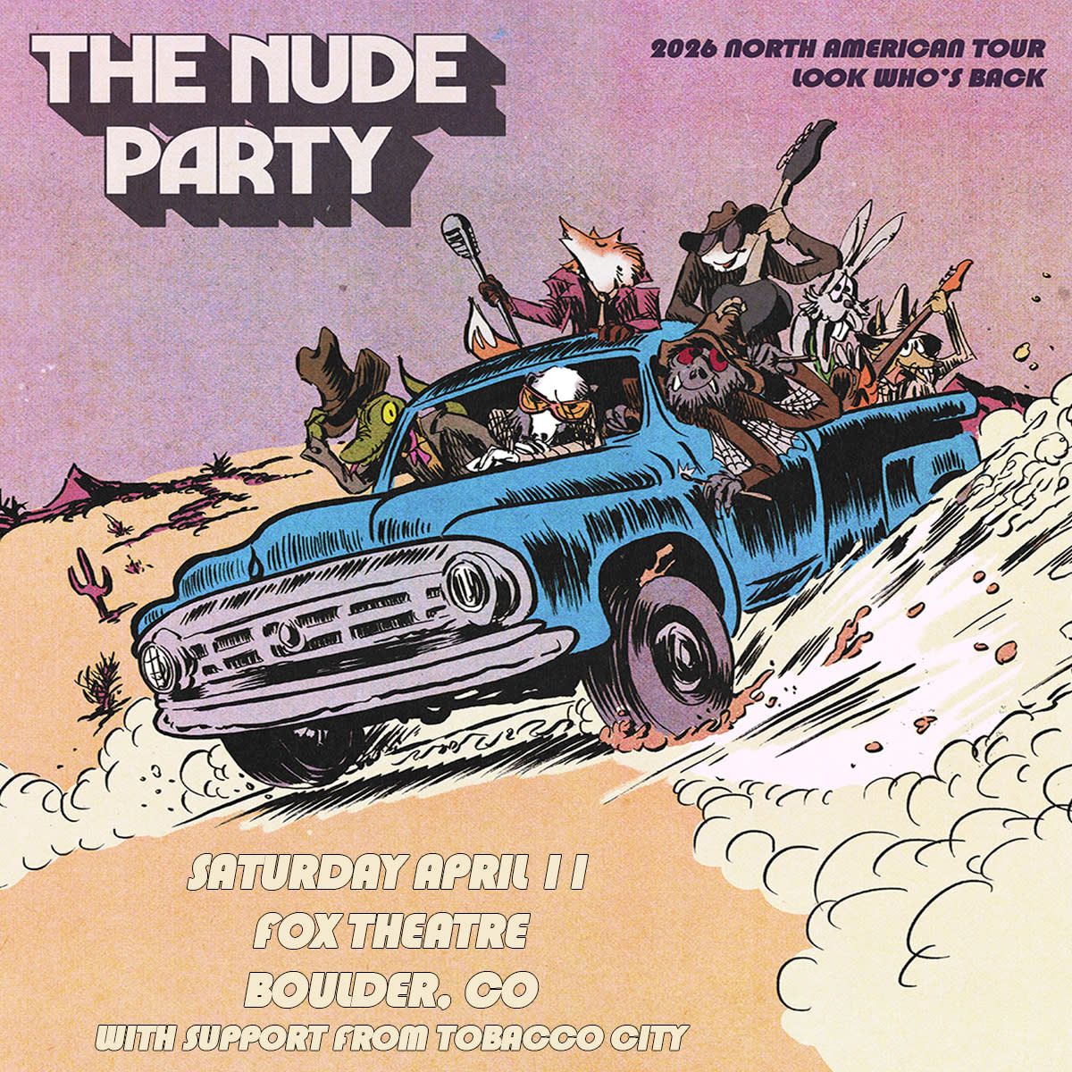 The Nude Party & Tobacco City, 8 April | Event in Aspen | AllEvents
