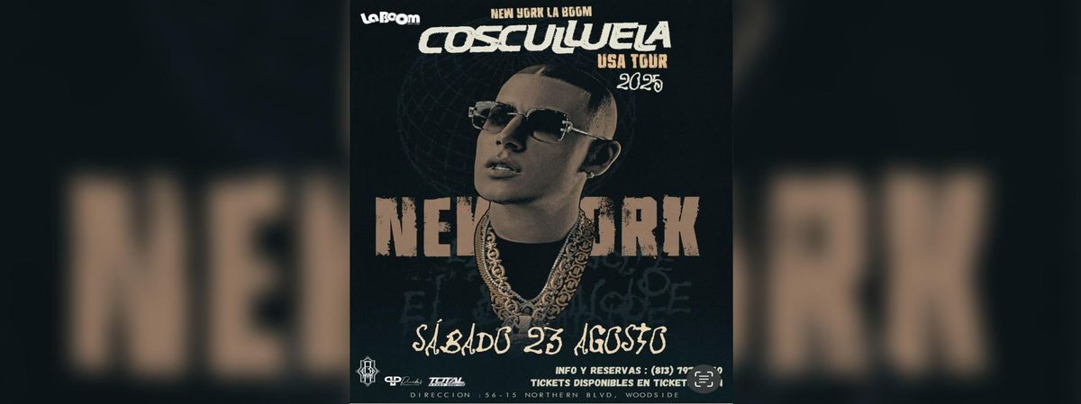 COSCULLUELA EN WOODSIDE, 23 August | Event in Sunnyside | AllEvents