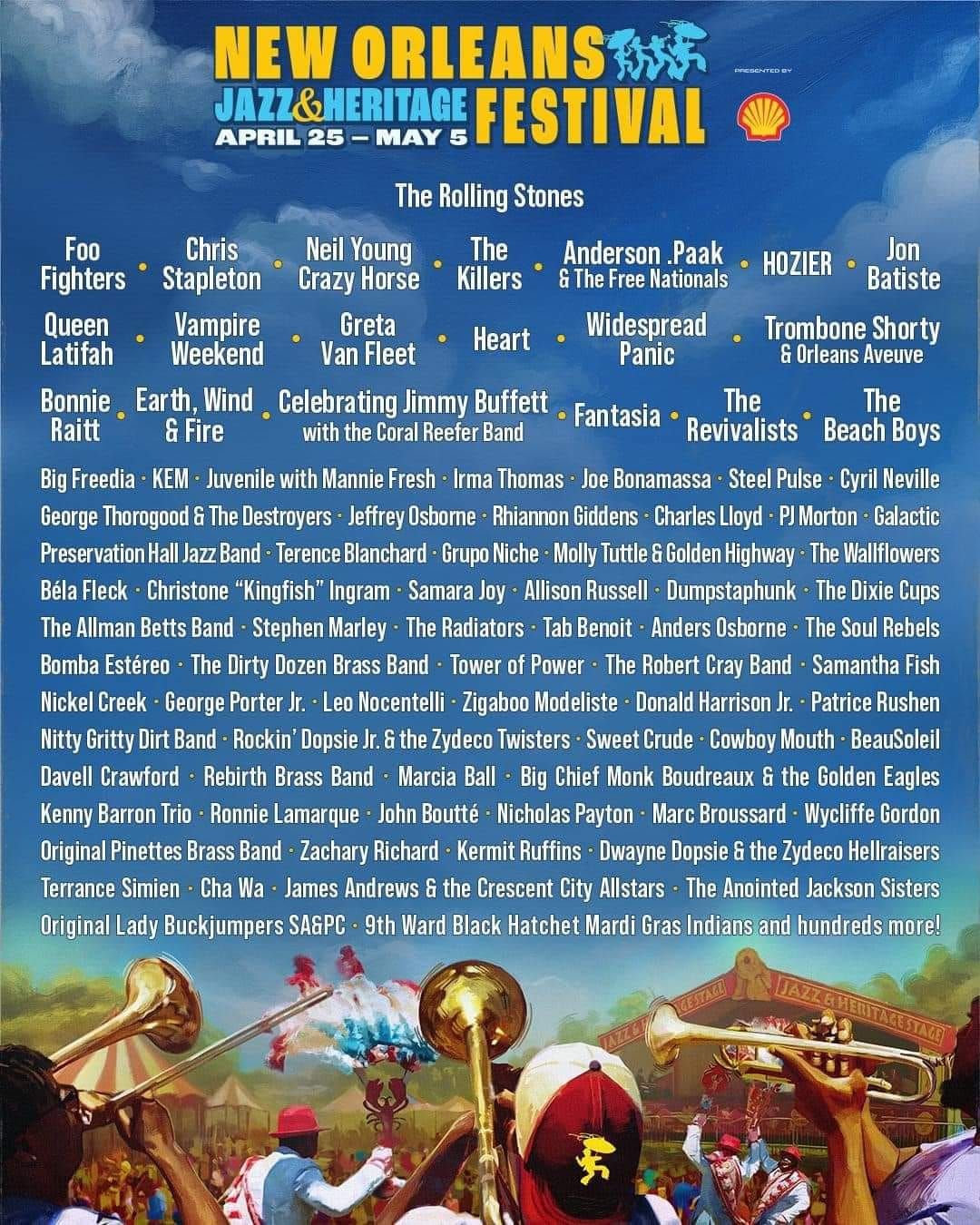 New Orleans Jazz Festival: Weekend 2 - Sunday at New Orleans Fairgrounds, 3 May | Event in New Orleans | AllEvents