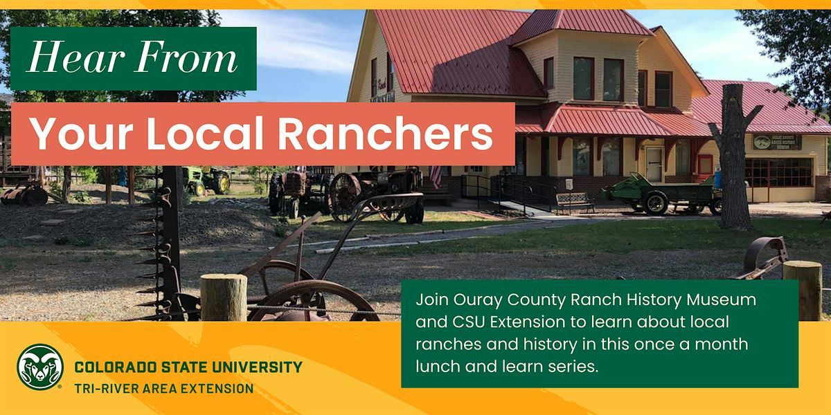 Hearing From Your Local Ranchers