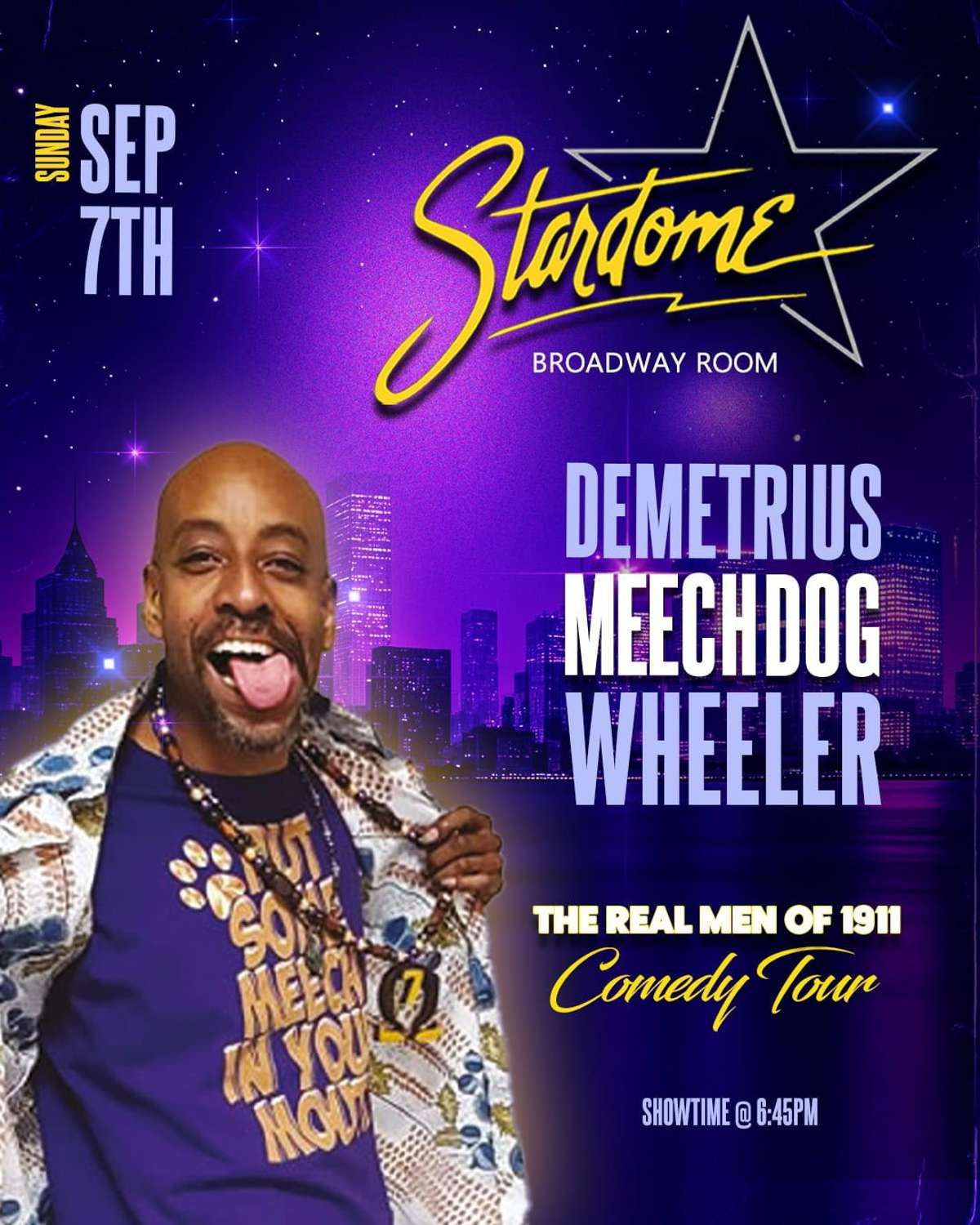 Demetrius Wheeler at Stardome Comedy Club, 7 September | Event in Hoover | AllEvents