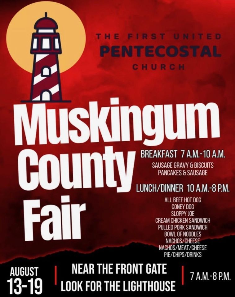 Muskingum County Fair, Muskingum County Fair, Zanesville, August 13 to