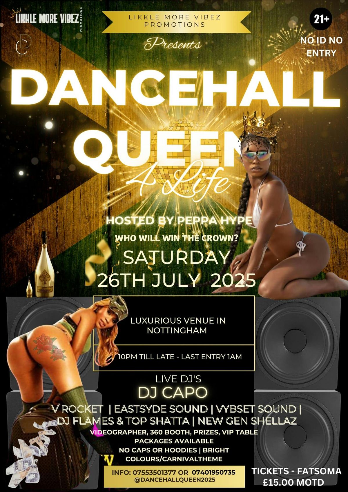 DANCEHALL QUEEN 4 LIFE, 26 July | Event in Nottingham | AllEvents