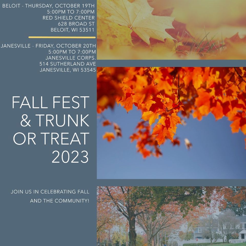 Fall Fest & Trunk or Treat 2023, 514 Sutherland Ave, Janesville, WI