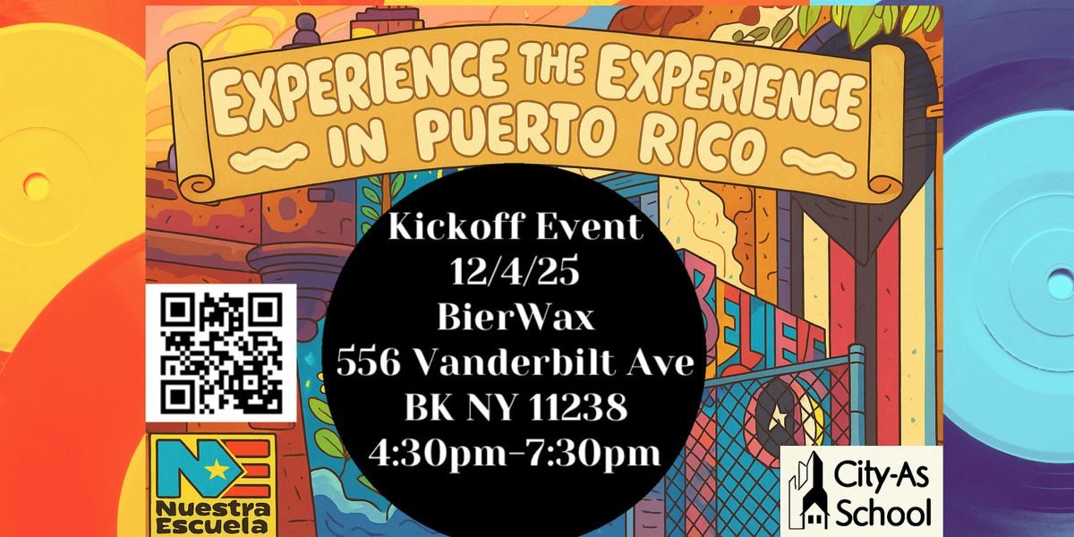 Experience the Experience: Launch Party + Vinyl Fundraiser at BierWax, 4 December | Event in Brooklyn | AllEvents