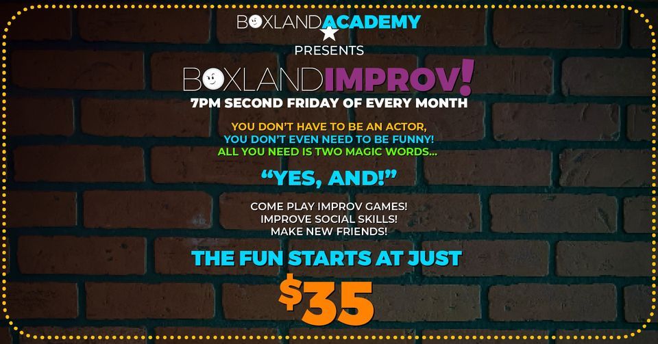 Boxland Boxland Adult Improv Game Night, Boxland, Worthington, 8 March 2024 ...