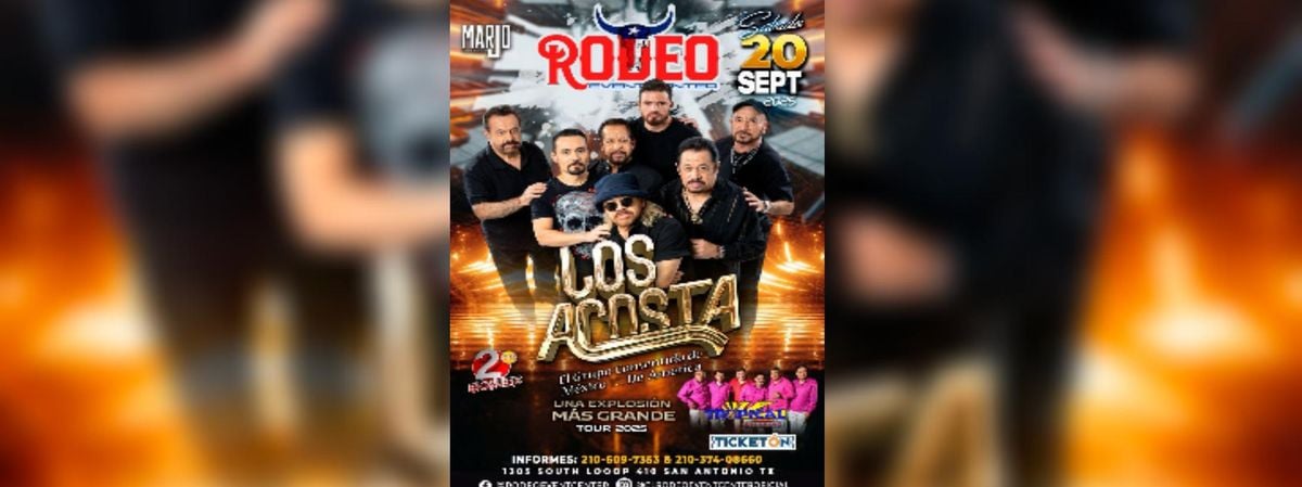 LOS ACOSTA & TROPICAL DEL BRAVO, 20 September | Event in San Antonio | AllEvents