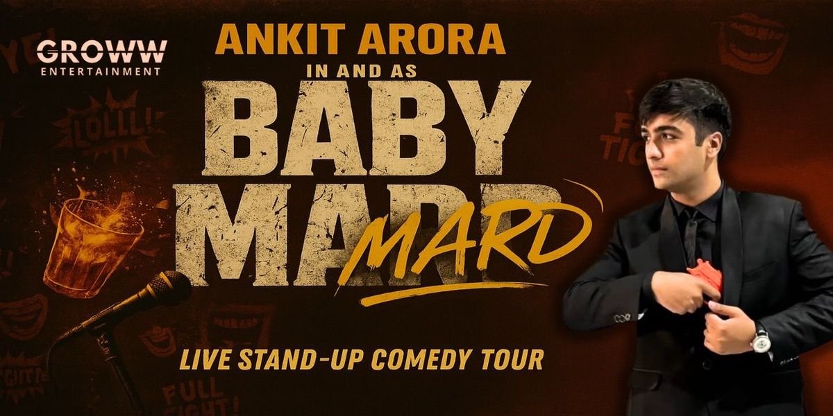 BABY MARD : ANKIT ARORA Live, 14 September | Event in Surat | AllEvents