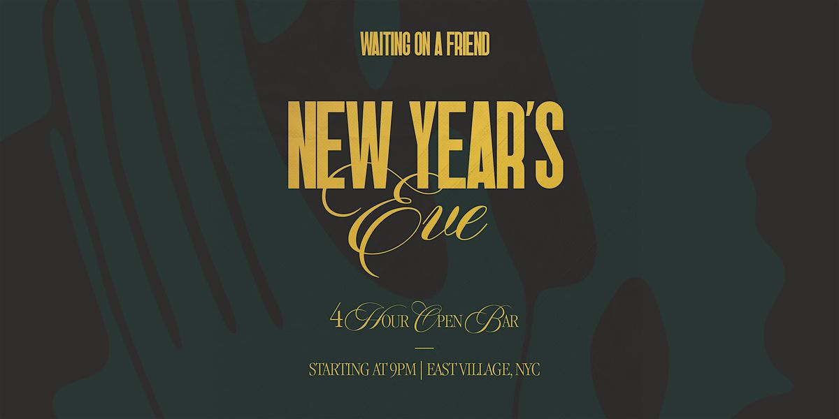 New Year's Eve 2026 at Waiting On A Friend, 31 December | Event in New York | AllEvents
