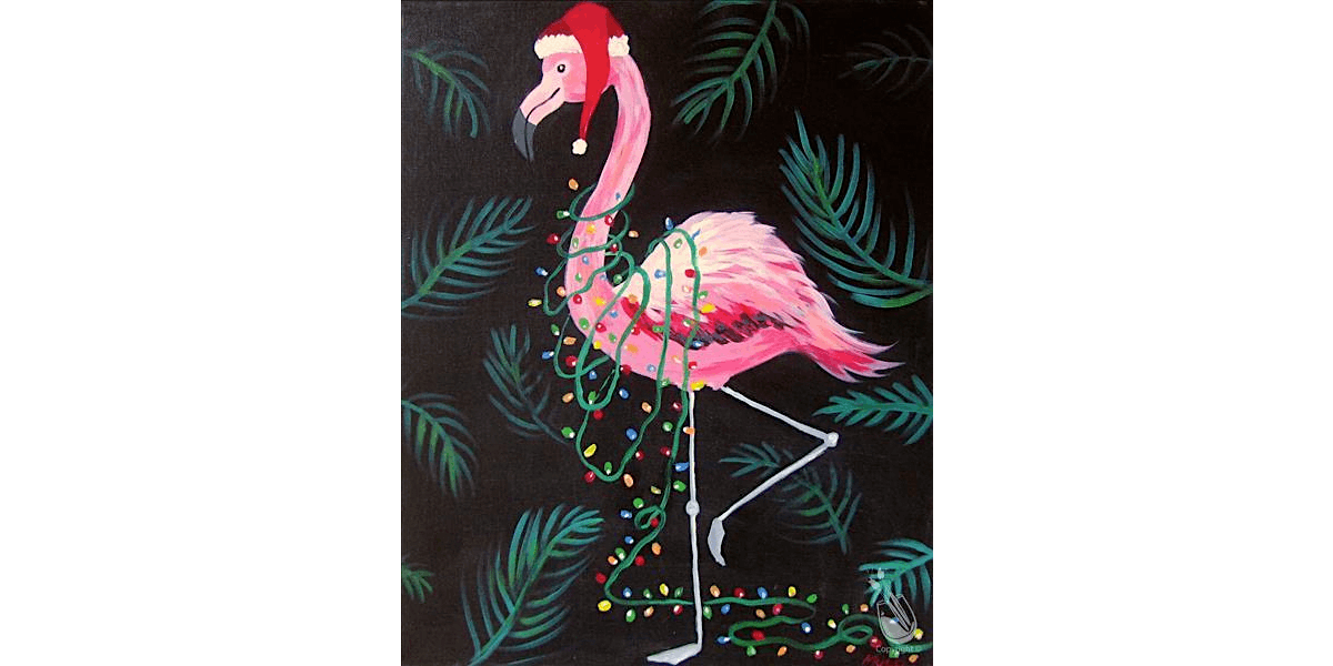 A Tropical Christmas - Paint and Sip in Denver | Classpop!™, 7 December | Event in Denver | AllEvents