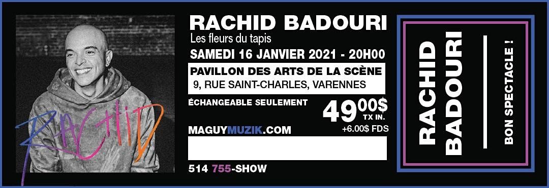 Gratuit Images Rachid Badouri Nouveau Spectacle Supplementaire At Pavillon actualisé par