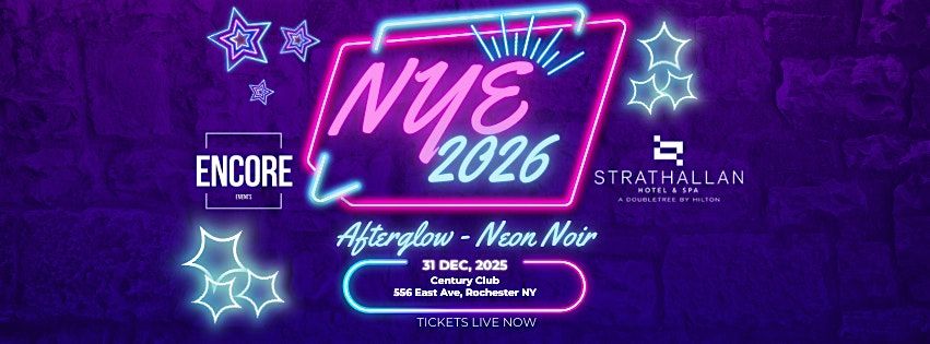 Afterglow - Neon Noir New Year’s Eve Party 2026, 31 December | Event in Rochester | AllEvents